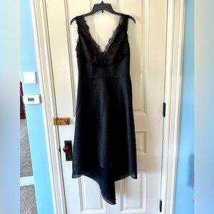 🌟NWT🌟 Marchesa Notte Dress with Asymmetric Hem, Black, Size 10